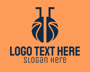 Flask - Basketball Sports Lab logo design