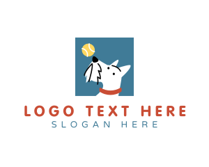 Play - Terrier Dog Toy logo design