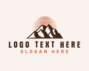 Rustic - Rustic Mountain Nature logo design