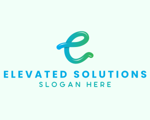 Company Brand Letter E logo design