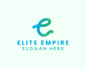 Company Brand Letter E logo design