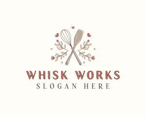 Baking Whisk Caterer logo design