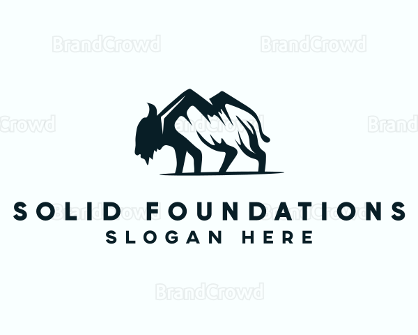 Wild Mountain Buffalo Logo