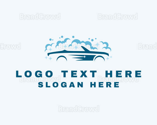 Luxury Car Wash Automobile Logo