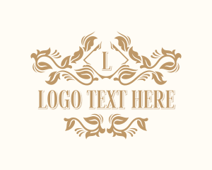 Feminine - Boutique Floral Wedding logo design