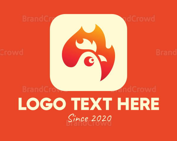 Hot Chicken Restaurant Logo