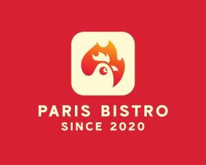 Hot Chicken Restaurant logo design