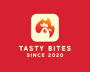 Hot Chicken Restaurant logo design