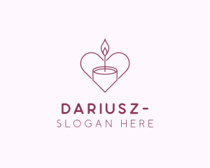 Heart - Heart Candle Wellness logo design