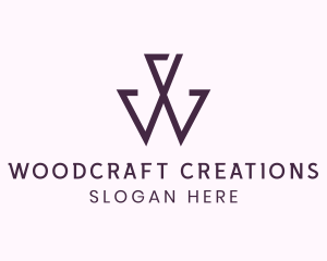 Modern Elegant Letter W logo design