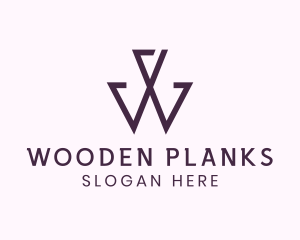 Modern Elegant Letter W logo design