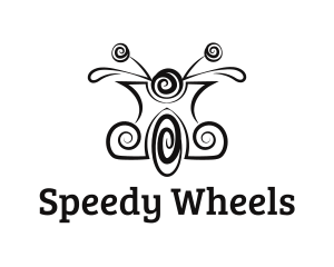 Scooter - Spiral Scooter logo design