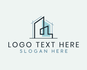 Geometric - Architecture Builder Firm logo design