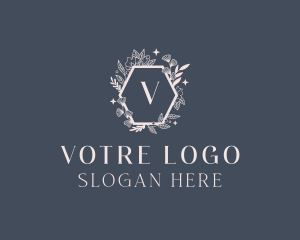 Events Place - Organic Floral Beauty logo design