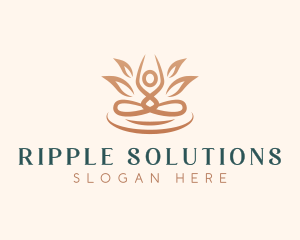 Spa Wellness Yoga logo design