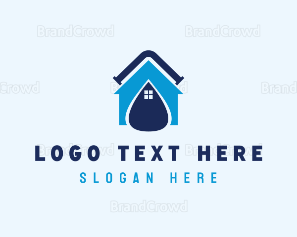 Plumber Water Droplet Logo