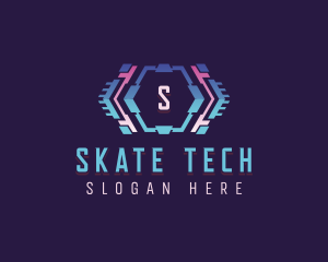 Cyber Tech Developer logo design