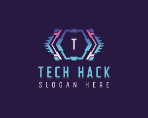 Cyber Tech Developer logo design