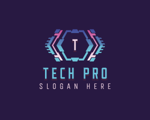 Cyber Tech Developer logo design