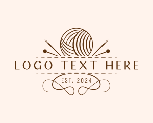 Yarn Sewing Craft Logo