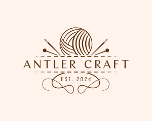 Yarn Sewing Craft logo design