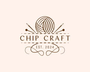 Yarn Sewing Craft logo design