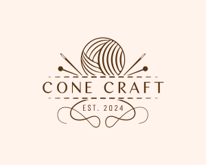 Yarn Sewing Craft logo design