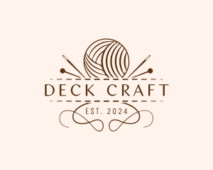 Yarn Sewing Craft logo design