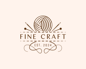 Yarn Sewing Craft logo design