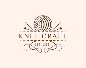 Yarn Sewing Craft logo design