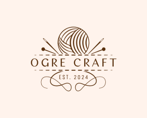 Yarn Sewing Craft logo design