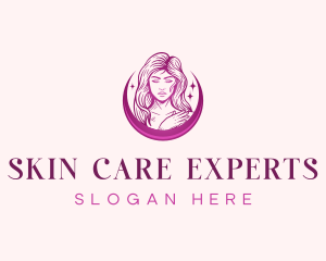 Woman Waxing Spa logo design