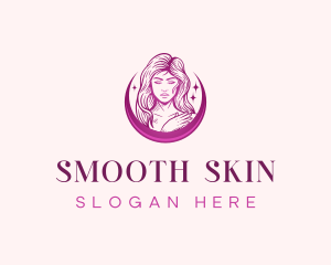 Woman Waxing Spa logo design