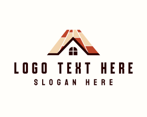 Wood - Flooring House Property logo design