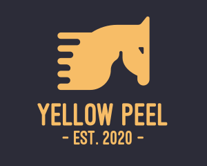 Yellow Fast Horse logo design