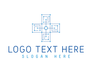 Hospital - Cross Tech Healthcare logo design