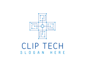 Cross Tech Healthcare logo design