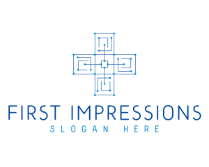 Cross Tech Healthcare logo design