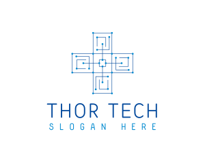 Cross Tech Healthcare logo design