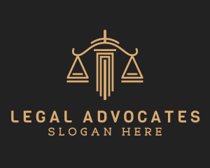 Pillar Scale Law Firm logo design