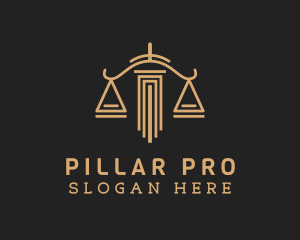 Pillar Scale Law Firm logo design