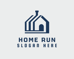 Blue Home Property Developer logo design