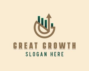 Finance Investment Growth logo design