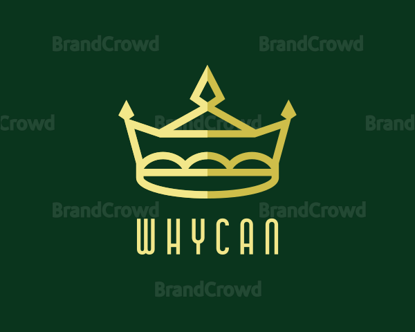 Golden Premium Crown Logo