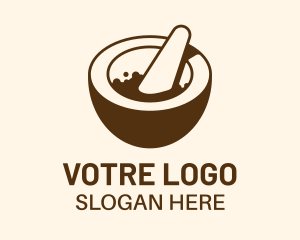 Mortar Pestle Spices Logo