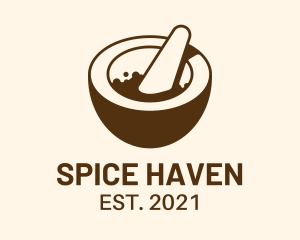 Spices - Mortar Pestle Spices logo design