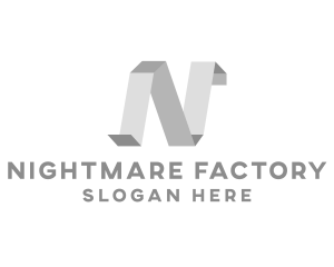 Origami Interior Design Letter N logo design