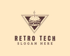 Retro Burger Diner logo design