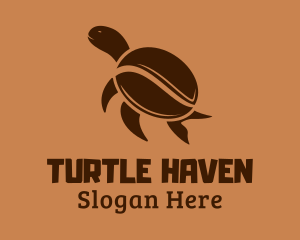 Organic Tortoise Coffee Bean logo design