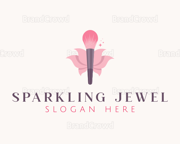 Makeup Brush Cosmetics Logo